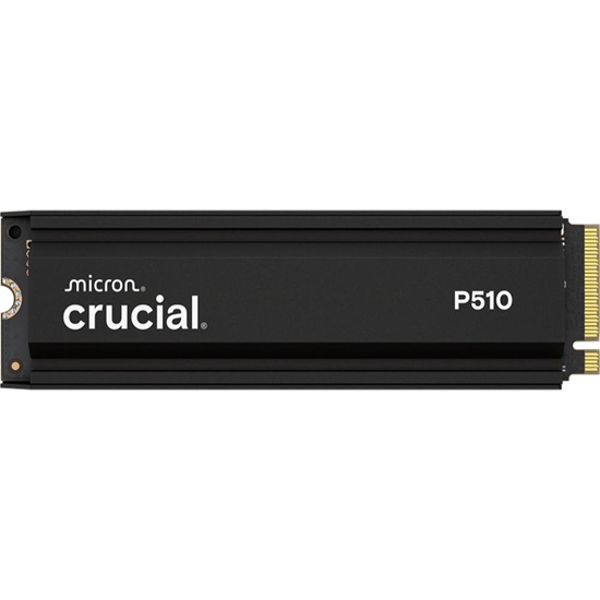 Crucial P510 Gen5 2280 1TB NVMe PCIe M.2 SSD mit Heatsink (CT1000P510SSD5) (CRUCT1000P510SSD5)-CRUCT1000P510SSD5
