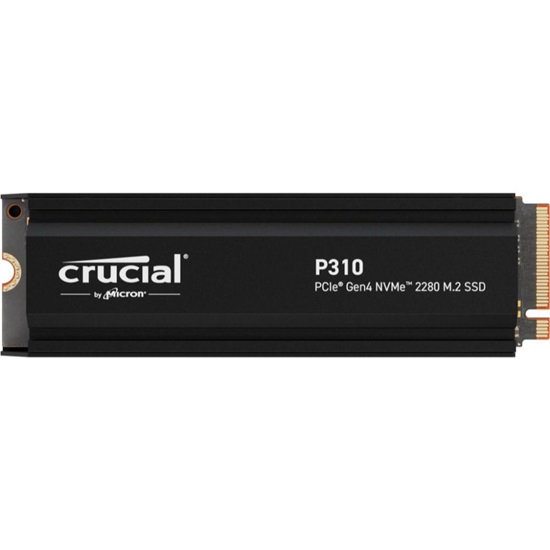 Crucial P310 Gen4 2280 1TB NVMe PCIe M.2 SSD mit Heatsink (CT1000P310SSD5) (CRUCT1000P310SSD5)-CRUCT1000P310SSD5