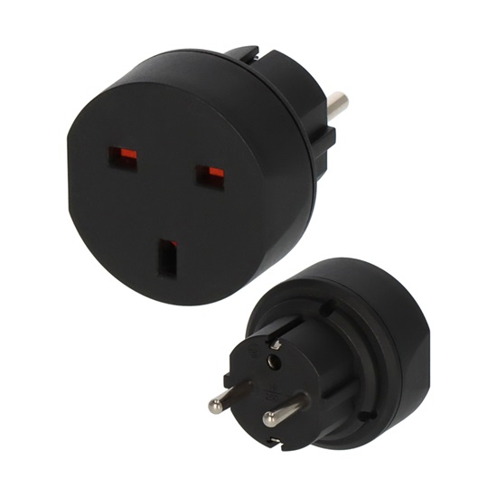 Brennenstuhl Αντάπτορας Ταξιδιού από Type G England σε Type E/F Europe (1508530) (BNN1508530)-BNN1508530