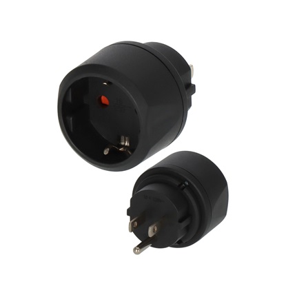 Brennenstuhl Αντάπτορας Ταξιδιού από Type F Europe σε Type B USA-Japan (1508550) (BNN1508550)-BNN1508550