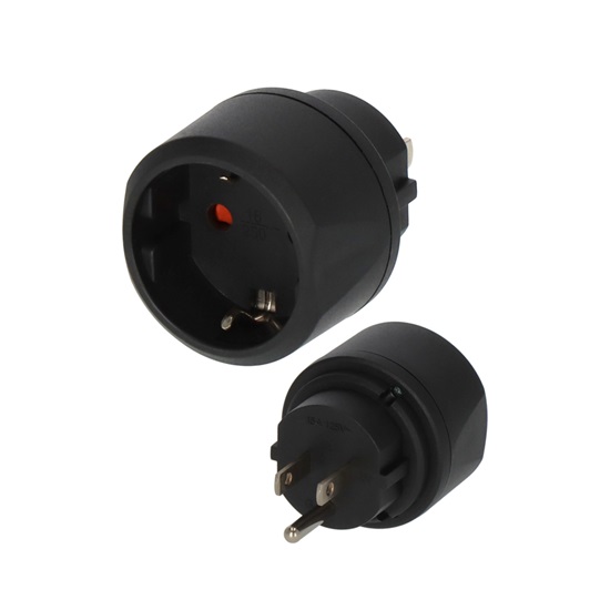 Brennenstuhl Αντάπτορας Ταξιδιού από Type F Europe σε Type B USA-Japan (1508550) (BNN1508550)-BNN1508550