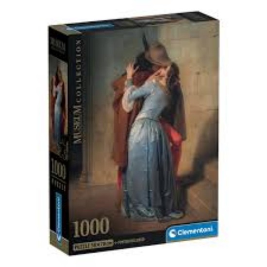 Clementoni Puzzle Museum Collection - Hayez: The Kiss 1000pcs (37064) (CLE37064)-CLE37064