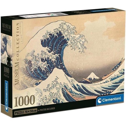 Clementoni Puzzle Museum Collection - Hokusai: The Great Wave off Kanagawa 1000pcs (39707) (CLE39707)-CLE39707