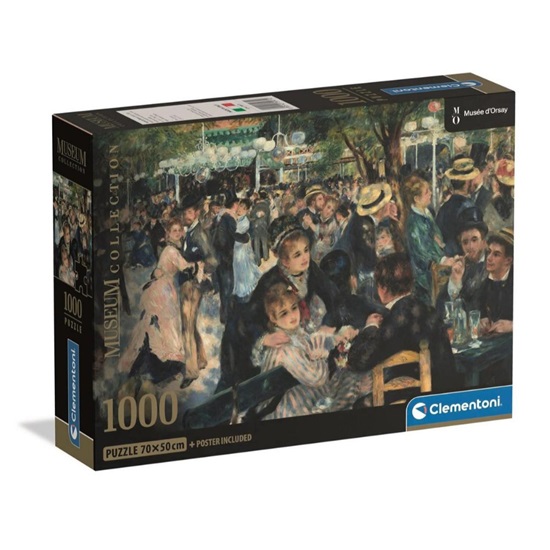 Clementoni Puzzle Museum Collection - Renoir: Bal Du Moulin de la Galette 1000pcs (39971) (CLE39971)-CLE39971