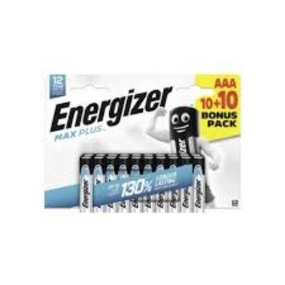 Energizer MAX Plus LR03/AAA alkaline battery (blister) - 20 pieces (ENE20627)-ENE20627