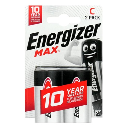 Energizer Max LR14/C alkaline battery (blister) - 2 pieces (ENE20387)-ENE20387