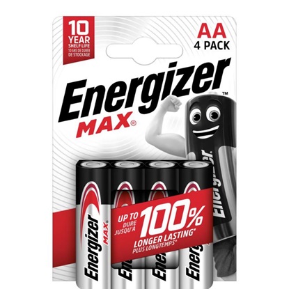 Energizer MAX LR6/AA alkaline battery (blister) - 4 pieces (ENE20079)-ENE20079