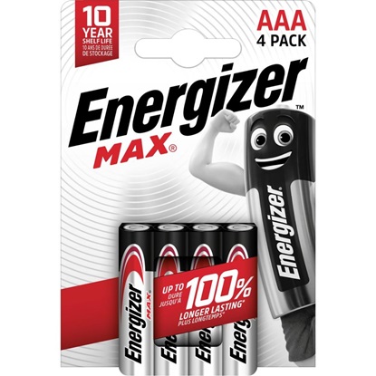 Energizer MAX LR03/AAA alkaline battery (blister) (ENE20078)-ENE20078
