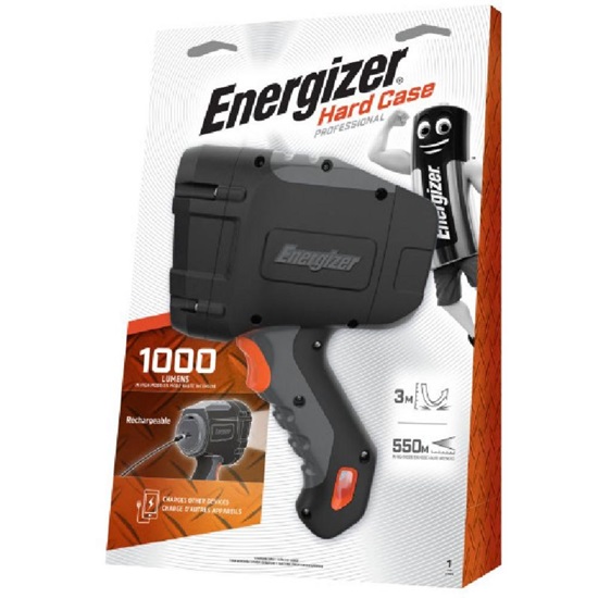 Energizer Searchlight Hard Case Rechargeable Spotlight 1000 lm (ENE19998)-ENE19998