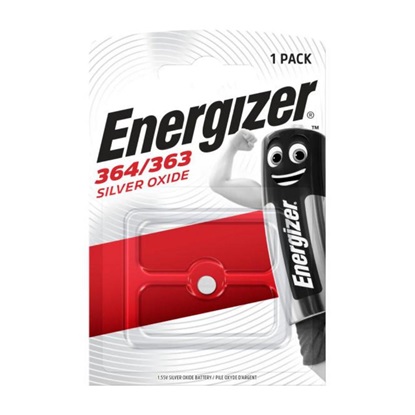 Energizer silver battery mini 364 / 363 / SR621SW / SR621W / SR60 MAXI BLISTER (ENE19608)-ENE19608