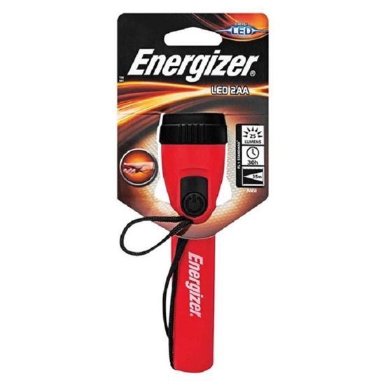 Energizer 2AA LED Light Plastic Flashlight (ENE19132)-ENE19132