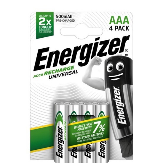 Energizer R03/AAA Ni-MH 500mAh rechargeable batteries (ENE19105)-ENE19105