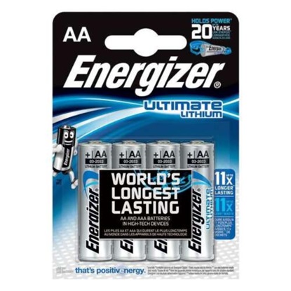 Energizer L91 Ultimate Lithium R6 AA photo Lithium battery (ENE3539)-ENE3539