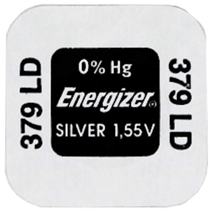 Energizer Silver Mini Battery 379/G0/SR521SW (ENE158)-ENE158