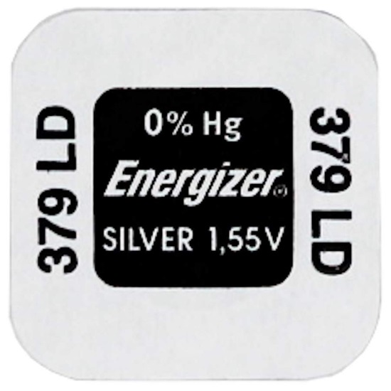 Energizer Silver Mini Battery 379/G0/SR521SW (ENE158)-ENE158