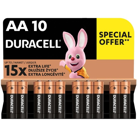 Duracell Duralock Basic C&B LR6 AA Alkaline Battery (blister) (DUR20369)-DUR20369