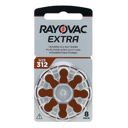 Rayovac Extra 312 hearing aid batteries (RAY20058)-RAY20058