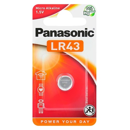 Panasonic G12 / LR43 alkaline battery mini (PAN20099)-PAN20099
