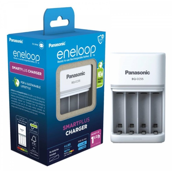 Panasonic Eneloop BQ-CC55 EKO Rechargeable ni-MH battery charger  (PAN19642)-PAN19642