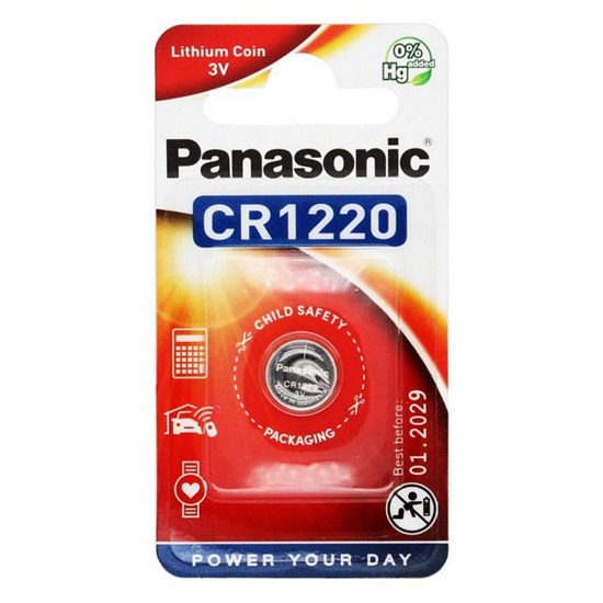Panasonic CR1220 lithium battery (blister) (PAN18172)-PAN18172