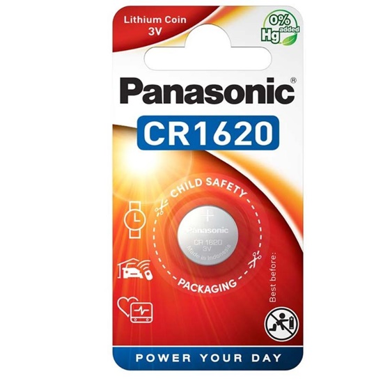 Panasonic CR1620 lithium battery (blister) (PAN18171)-PAN18171