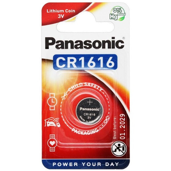 Panasonic CR1616 lithium battery (blister) (PAN18170)-PAN18170