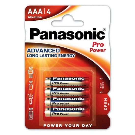 Panasonic Alkaline PRO Power LR03/AAA (blister) (PAN15587)-PAN15587