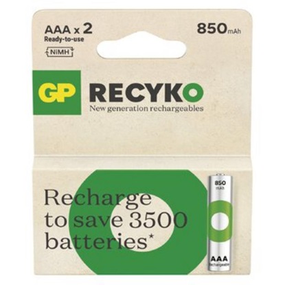 GP ReCyko 850mAh rechargeable batteries AAA / R03 Ni-MH  (GPB20978)-GPB20978