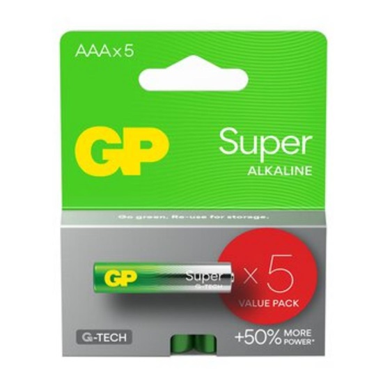 GP Super Alkaline G-TECH LR03 / AAA Alkaline Battery (GPB20765)-GPB20765