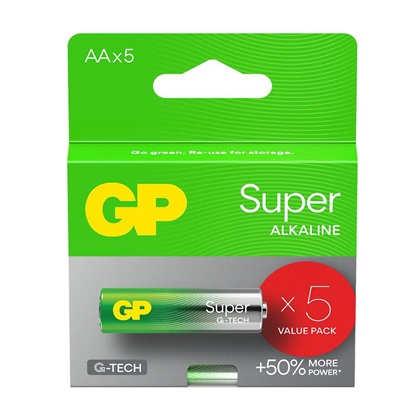 GP Super Alkaline G-TECH LR6/AA Alkaline Battery (GPB20398)-GPB20398