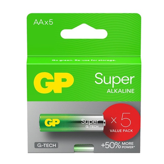 GP Super Alkaline G-TECH LR6/AA Alkaline Battery (GPB20398)-GPB20398