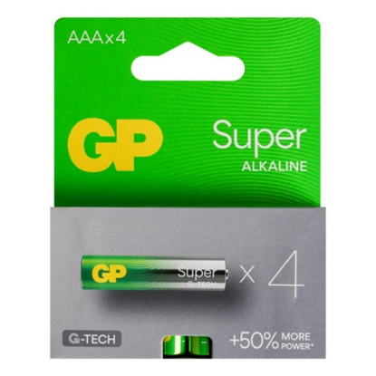 GP Super Alkaline G-TECH LR03 / AAA alkaline battery (GPB20333)-GPB20333