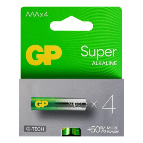 GP Super Alkaline G-TECH LR03 / AAA alkaline battery (GPB20333)-GPB20333
