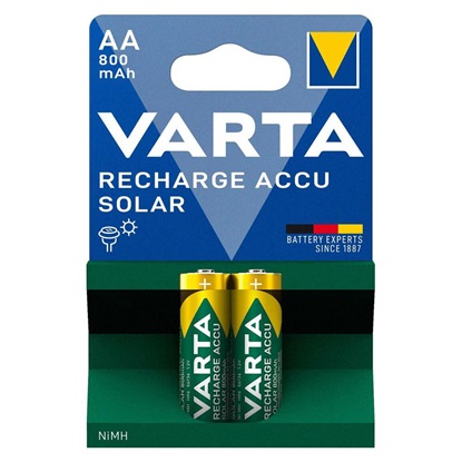 Varta SOLAR Ni-MH 800 mAh rechargeable batteries AA / R6  (VART18541)-VART18541