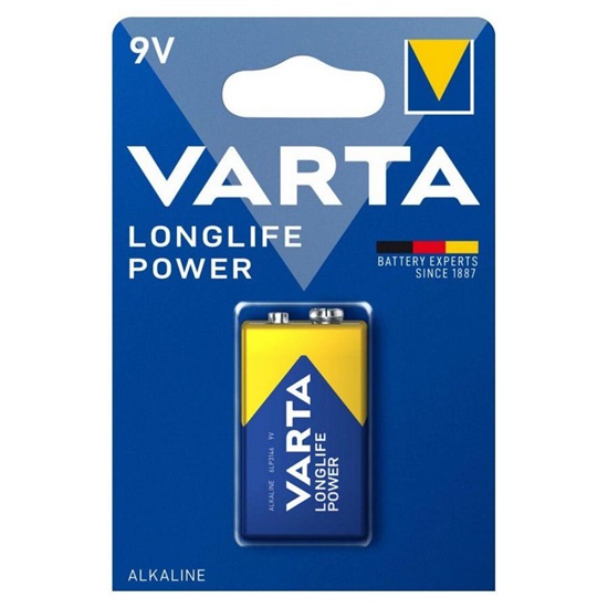 Varta Alkaline battery Longlife Power 6LR61/9V 4922 (High Energy) (VART16804)-VART16804