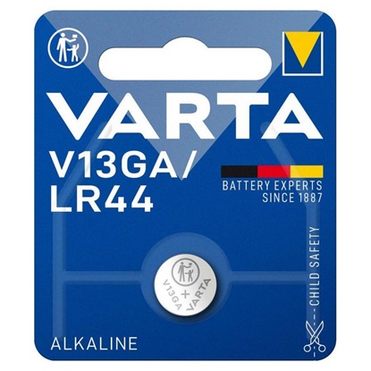 Varta Alkaline Battery LR44, A76, AG13, V13GA, L1154 mini (VART16605)-VART16605