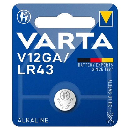 Varta Alkaline Battery V12GA, LR43, AG12, D186, L1142 mini (VART16604)-VART16604