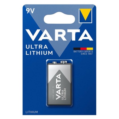 Varta Lithium 9V CR-V9/L522/LA522/6f22 6122 (VART16498)-VART16498