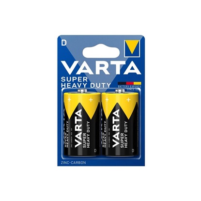 Varta Superlife R20 D Zinc Carbon battery (Blister) (VART16477)-VART16477