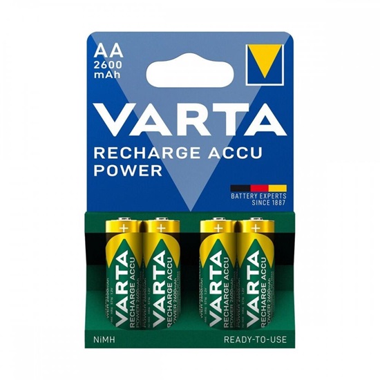 Varta Pro R2U R6 AA 2600mAh Rechargeable Batteries (VART10108)-VART10108