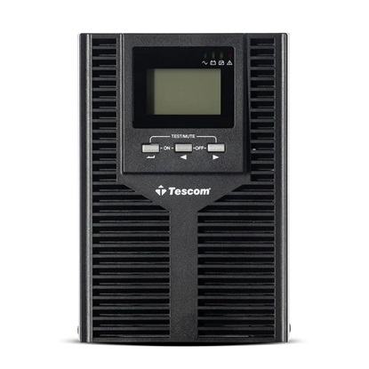 Tescom UPS PRIME TOWER 1kVA/1000W LCD with 2 x 12V 9Ah 12A (UPS.0939) (TSUPS0939)-TSUPS0939
