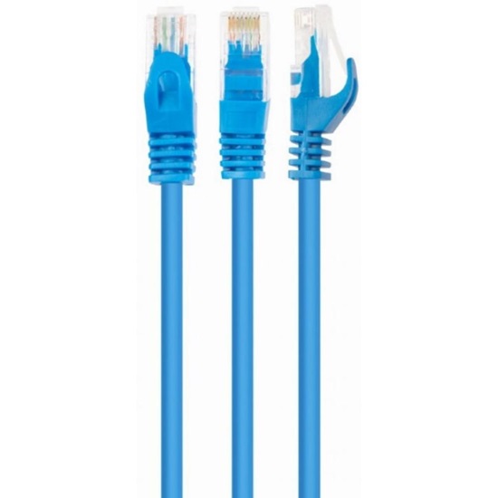 Cablexpert U/UTP Cat.6 Καλώδιο Δικτύου Ethernet 1m Μπλε (PP6U-1M/B) (GEMPP6U-1M-B)-GEMPP6U-1M-B