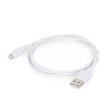 Gembird Cc- USB2-amlm-w-1m USB To 8-pin Cable Charging Transmission (Ipad,iphone5/6/7/8/x) 1m White (CC-USB2-AMLM-W-1M) (GEMCC-USB2-AMLM-W-1M)-GEMCC-USB2-AMLM-W-1M