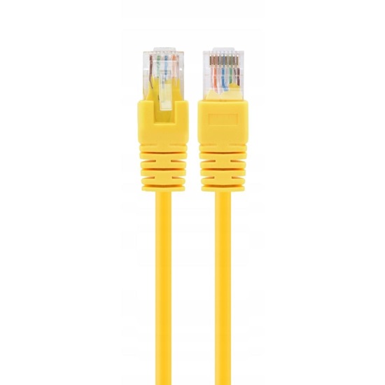 Gembird Patch Cord CAT.5e Cast Casing 0.5m Yellow (PP12-0.5M/Y) (GEMPP12-0.5M/Y)