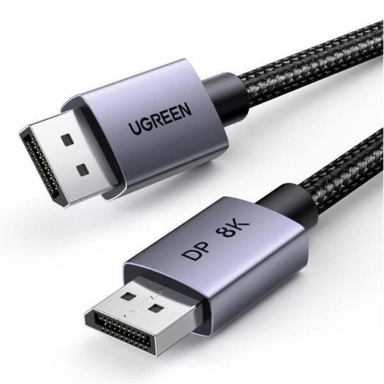 Ugreen DisplayPort 1.4 Cable DP120 8K 60Hz 32.4Gbps 1m black (25903) (UGR25903)-UGR25903