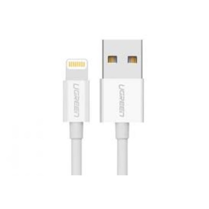 Ugreen Nickel plated Lightning Cable MFi 1m white (20728) (UGR20728)-UGR20728