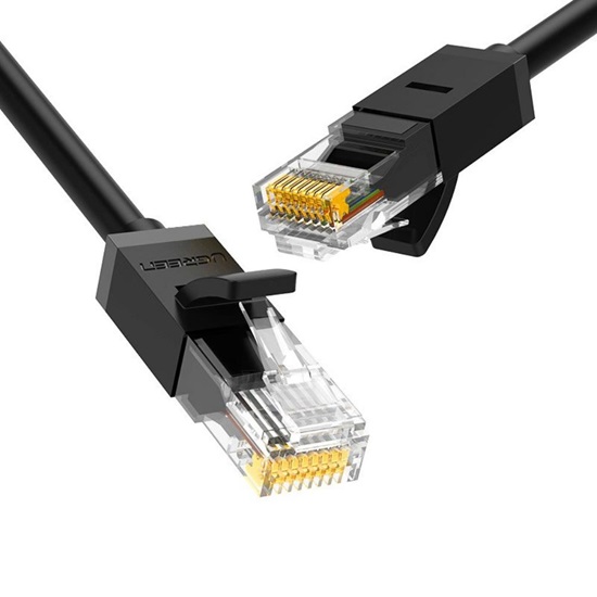 Ugreen Ethernet RJ45 Rounded Network Cable Cat.6 UTP 2m Black (20160) (UGR20160)-UGR20160