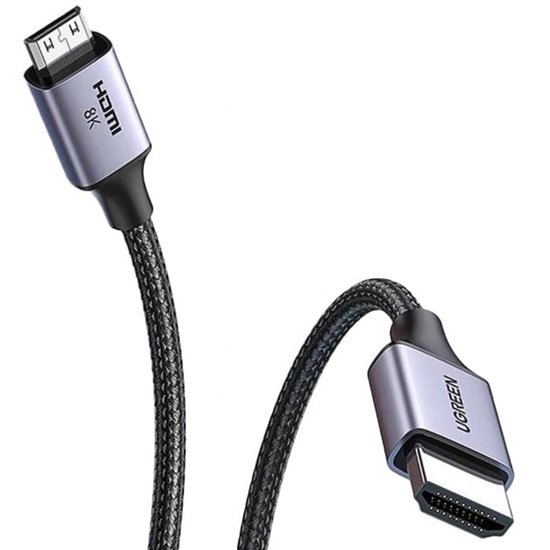 Ugreen Mini HDMI Cable 4K60Hz 2m 8k black HD163 15515 (15515) (UGR15515)-UGR15515