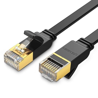 Ugreen Flat network cable NW106 Ethernet RJ45 Cat.7 STP 8m Black (11264) (UGR11264)-UGR11264