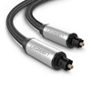 Ugreen AV108 Toslink Audio optical cable braided aluminum 1m grey (10539) (UGR10539)-UGR10539